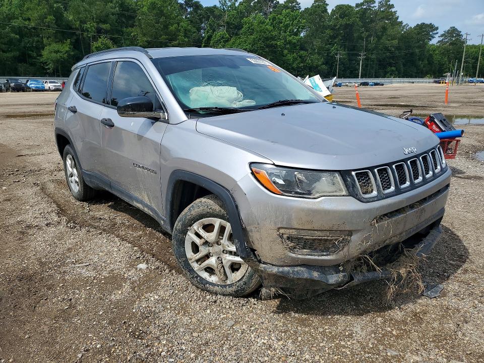2019 Jeep Compass მანქანა იყიდება აუქციონზე, vin: 3C4NJCAB9KT615298, აუქციონის ნომერი: 55651946