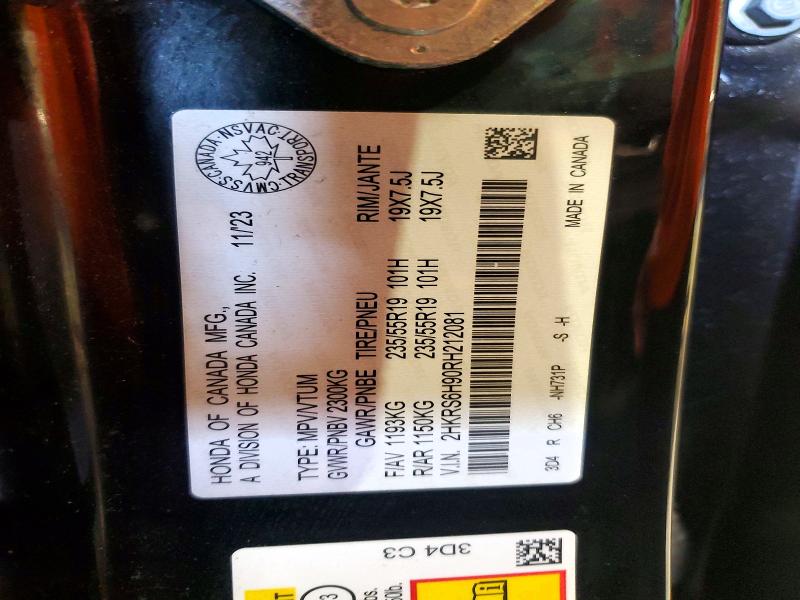 Aukcja sprzedaży 2024 Honda Cr-v, vin: 2HKRS6H90RH212081, numer aukcji: 56222506
