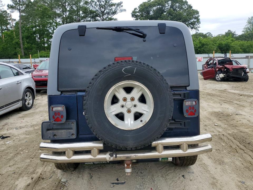 57762266 :رقم المزاد ، 1J4FA44S26P788851 vin ، 2006 Jeep Wrangler / Tj مزاد بيع