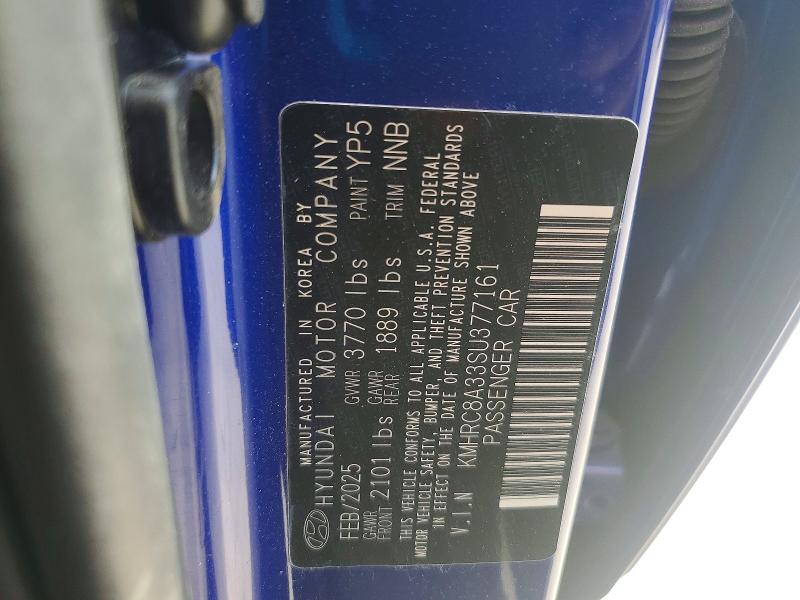 55808596 :رقم المزاد ، KMHRC8A33SU377161 vin ، 2025 Hyundai Venue مزاد بيع