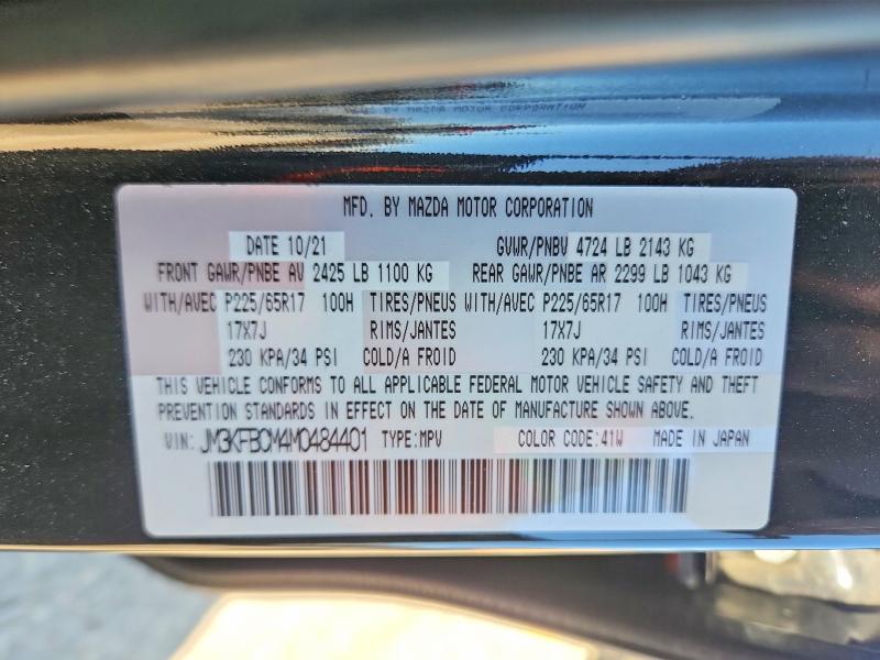 55148146 :رقم المزاد ، JM3KFBCM4M0484401 vin ، 2021 Mazda Cx-5 مزاد بيع