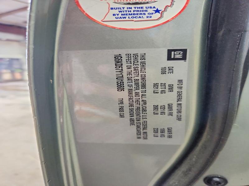 58379166 :رقم المزاد ، 1G6KD57Y17U155605 vin ، 2007 Cadillac Dts مزاد بيع