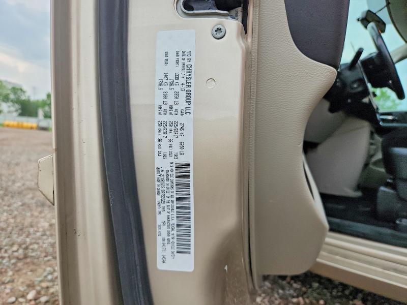 Продаж на аукціоні авто 2013 Dodge Grand Caravan, vin: 2C4RDGCG1DR759829, номер лоту: 57029566