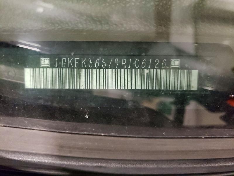 55582896 :رقم المزاد ، 1GKFK36379R106126 vin ، 2009 Gmc Yukon Xl مزاد بيع