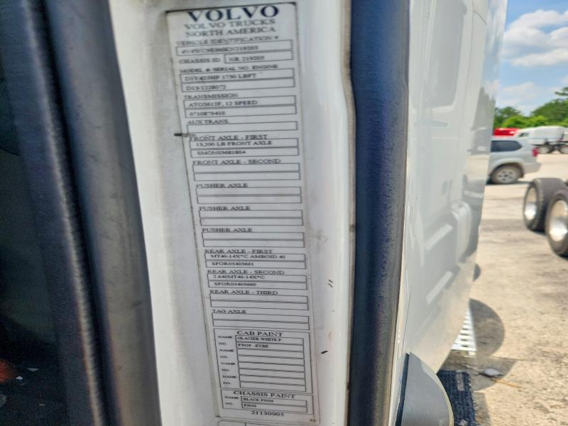 2019 Volvo Vnr მანქანა იყიდება აუქციონზე, vin: 4V4WC9EH6KN219205, აუქციონის ნომერი: 59084826