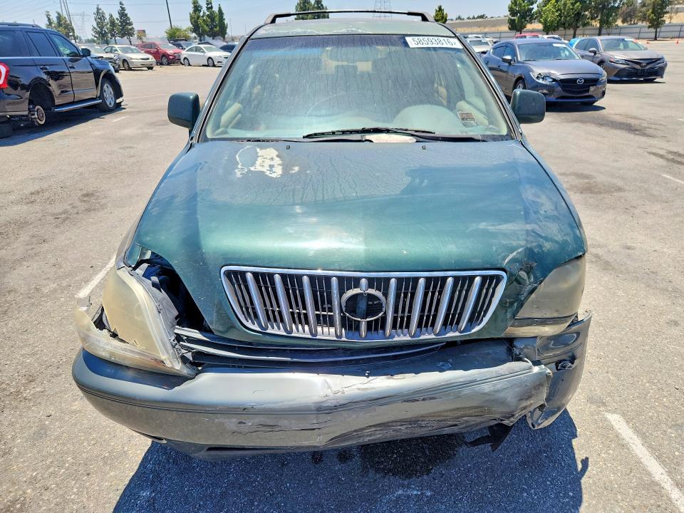 58593816 :رقم المزاد ، JT6GF10U4Y0056287 vin ، 2000 Lexus Rx مزاد بيع