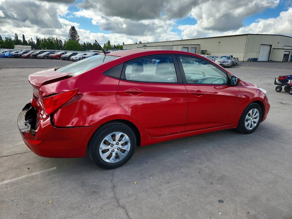 56100166 :رقم المزاد ، KMHCT4AEXFU825384 vin ، 2015 Hyundai Accent مزاد بيع