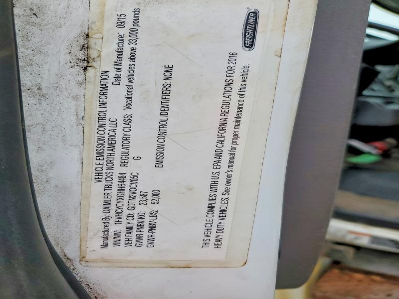 Продаж на аукціоні авто 2016 Freightliner M2, vin: 1FVHCYCYXGHHB4484, номер лоту: 57954186