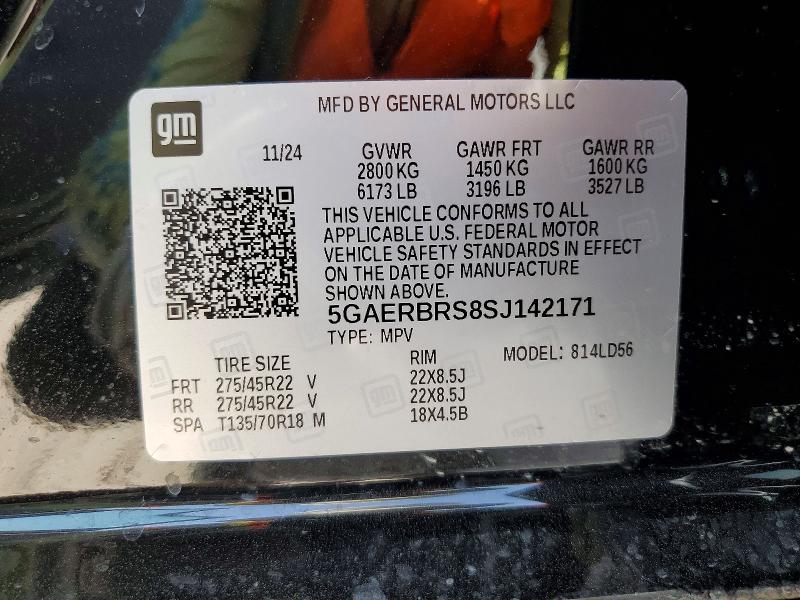 Продаж на аукціоні авто 2025 Buick Enclave, vin: 5GAERBRS8SJ142171, номер лоту: 57391156