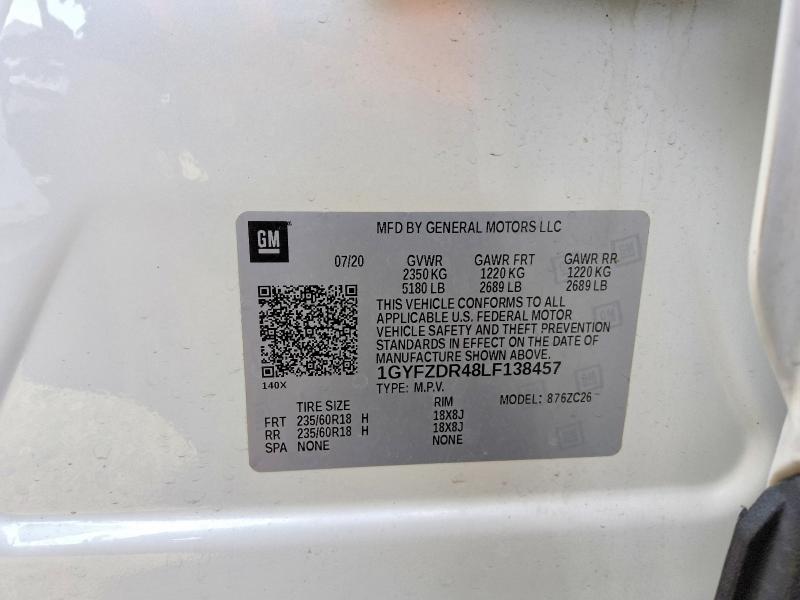 Aukcja sprzedaży 2020 Cadillac Xt4, vin: 1GYFZDR48LF138457, numer aukcji: 58779816