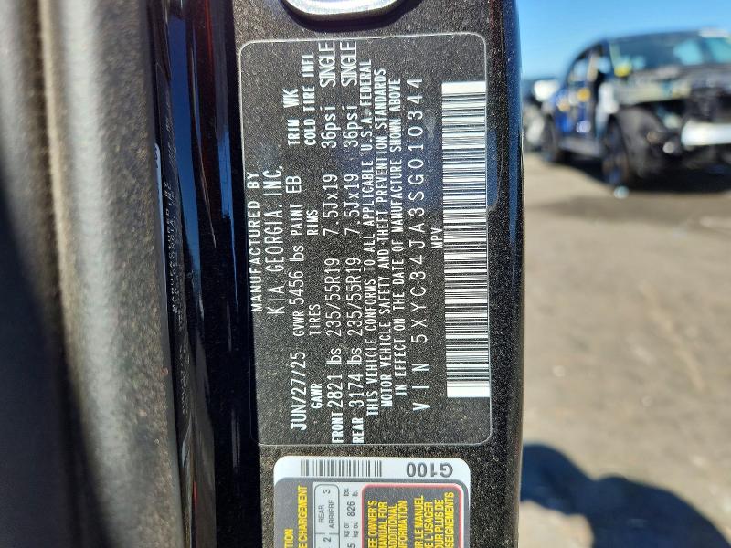 Продажа на аукционе авто 2025 Kia Ev6, vin: 5XYC34JA3SG010344, номер лота: 55947246