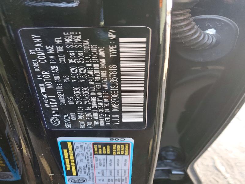 56276266 :رقم المزاد ، KM8R7DGE1SU857818 vin ، 2025 Hyundai Palisade مزاد بيع