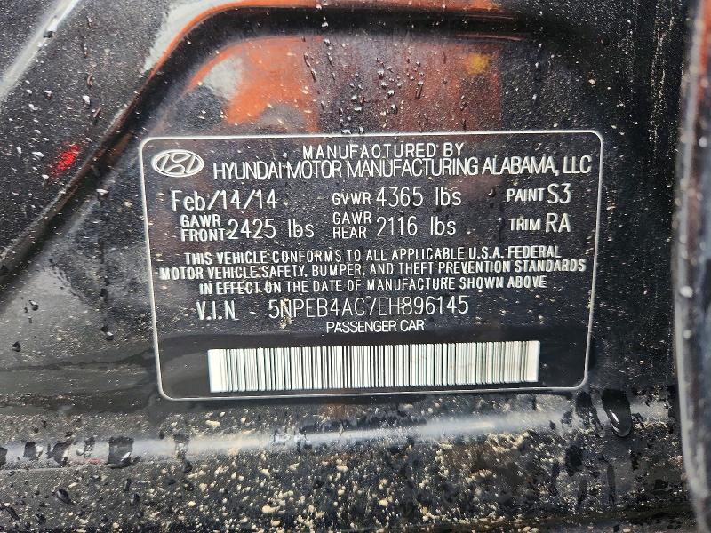 Продажа на аукционе авто 2014 Hyundai Sonata, vin: 5NPEB4AC7EH896145, номер лота: 58084646