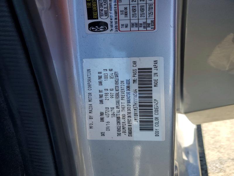 Продаж на аукціоні авто 2017 Mazda 3, vin: JM1BN1M37H1116564, номер лоту: 57488996