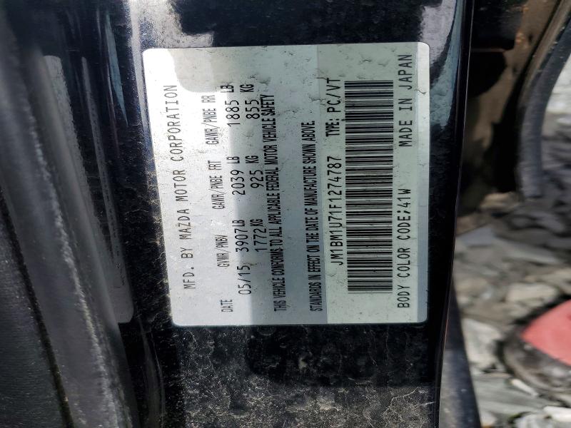 Продажа на аукционе авто 2015 Mazda 3, vin: JM1BM1U71F1274787, номер лота: 57210576
