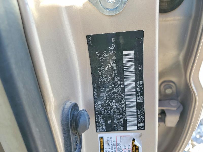 Aukcja sprzedaży 2005 Toyota Highlander, vin: JTEGP21A750066545, numer aukcji: 55578746