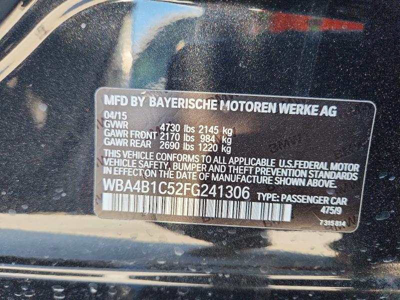 Продаж на аукціоні авто 2015 Bmw 435, vin: WBA4B1C52FG241306, номер лоту: 51527946