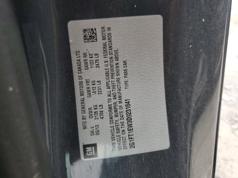 Продаж на аукціоні авто 2013 Chevrolet Camaro, vin: 2G1FT1EW3D9231841, номер лоту: 56412526