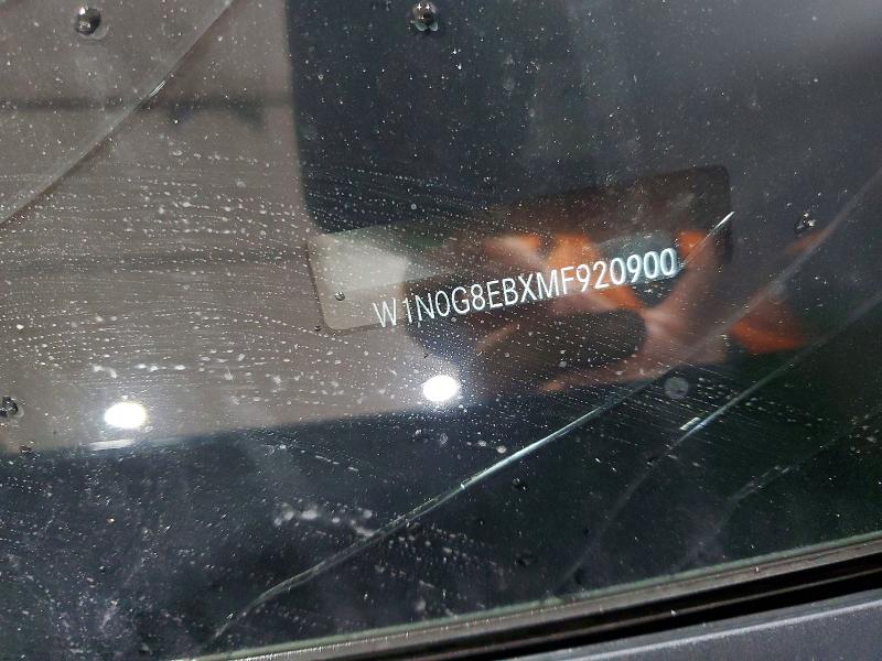 57530616 :رقم المزاد ، W1N0G8EBXMF920900 vin ، 2021 Mercedes-benz Glc مزاد بيع
