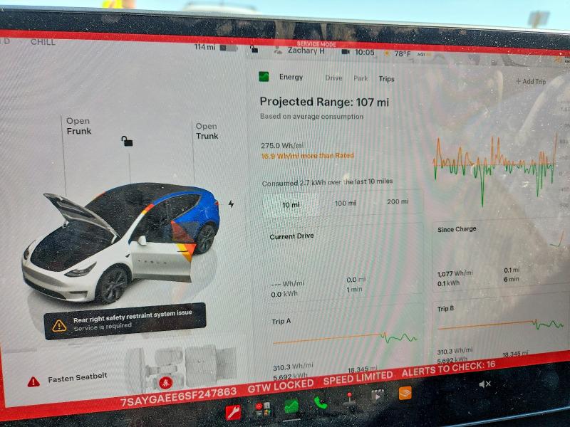 Aukcja sprzedaży 2025 Tesla Model Y, vin: 7SAYGAEE6SF247863, numer aukcji: 56311856
