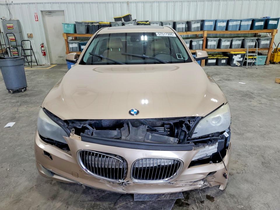 2011 Bmw 750 მანქანა იყიდება აუქციონზე, vin: WBAKB8C58BCY65905, აუქციონის ნომერი: 57517306