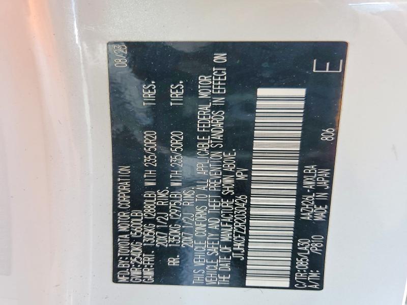 Aukcja sprzedaży 2024 Lexus Nx 450h+, vin: JTJHKCFZ2R2030426, numer aukcji: 59144376