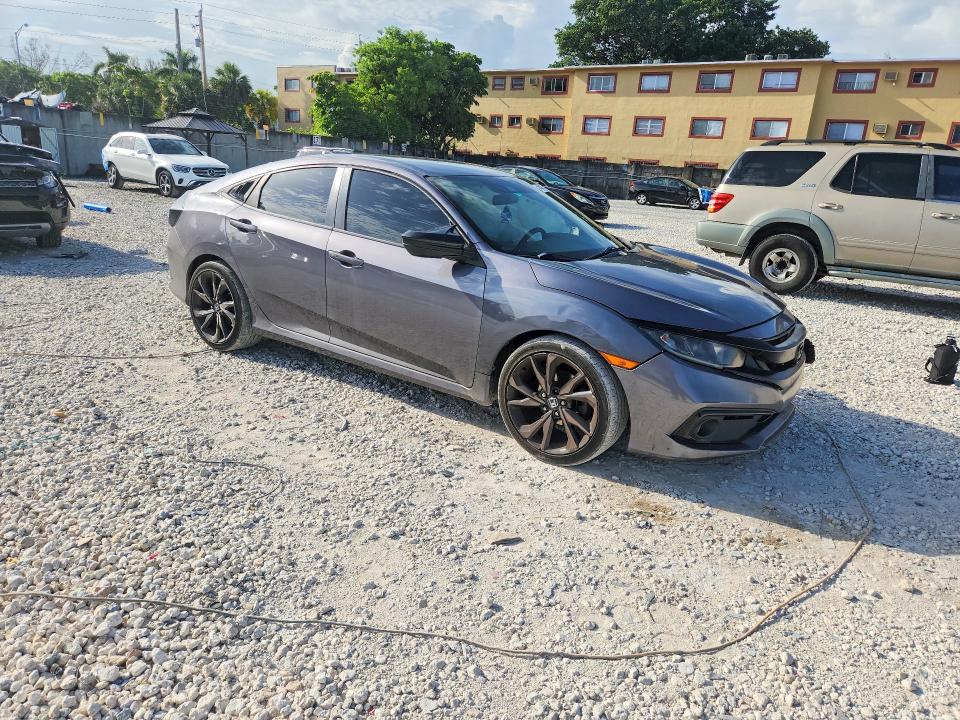 2020 Honda Civic მანქანა იყიდება აუქციონზე, vin: 19XFC2F89LE008653, აუქციონის ნომერი: 58508236
