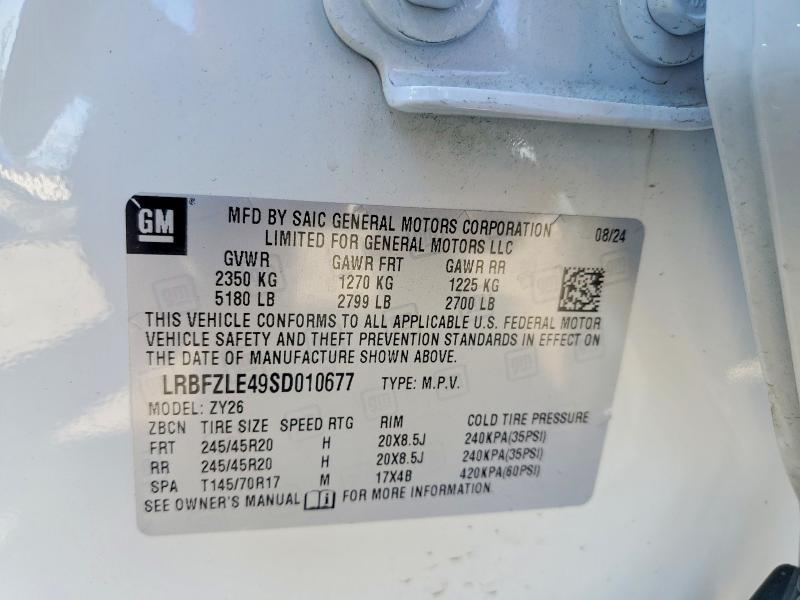 Продаж на аукціоні авто 2025 Buick Envision, vin: LRBFZLE49SD010677, номер лоту: 55680176