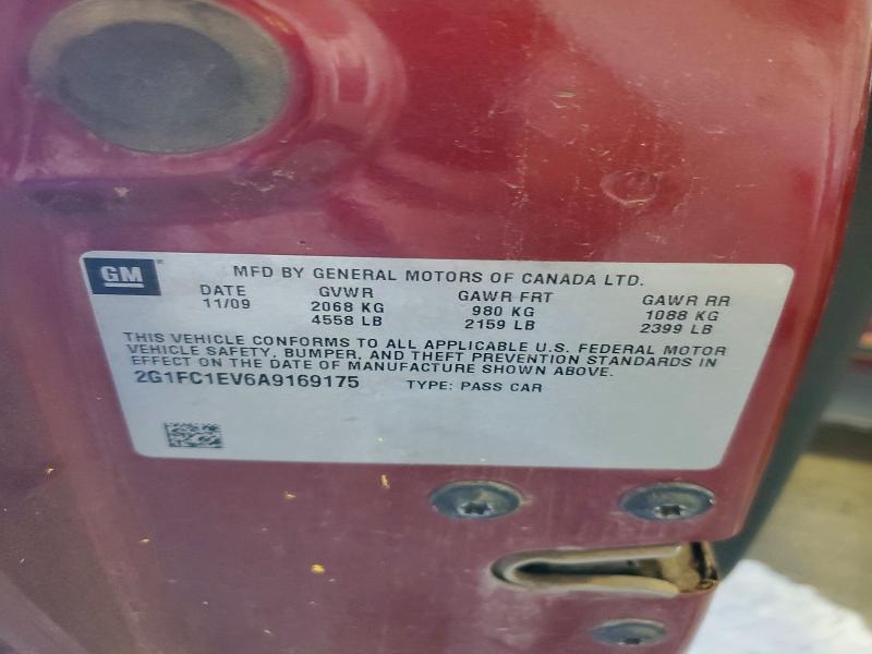 Продажа на аукционе авто 2010 Chevrolet Camaro, vin: 2G1FC1EV6A9169175, номер лота: 57933446