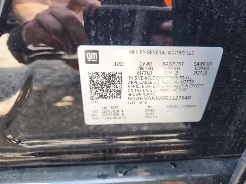 2024 Buick Enclave მანქანა იყიდება აუქციონზე, vin: 5GAEVAKW6RJ127648, აუქციონის ნომერი: 58201186