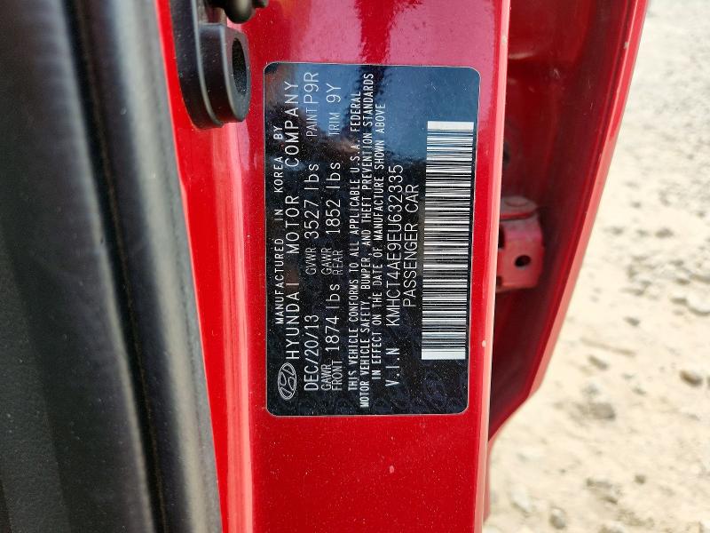 2014 Hyundai Accent მანქანა იყიდება აუქციონზე, vin: KMHCT4AE9EU632335, აუქციონის ნომერი: 59538556