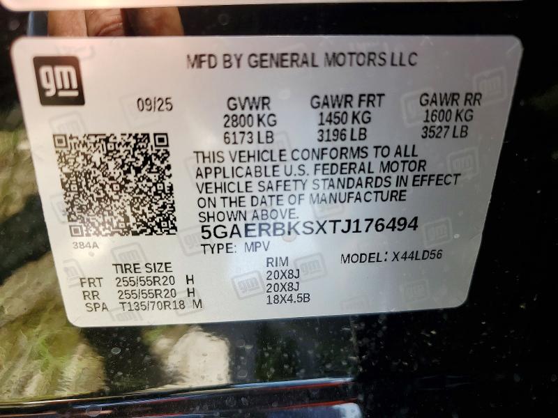 Продажа на аукционе авто 2026 Buick Enclave, vin: 5GAERBKSXTJ176494, номер лота: 55021526