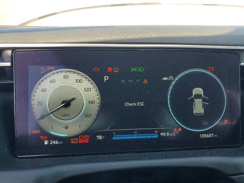 2022 Hyundai Tucson მანქანა იყიდება აუქციონზე, vin: 5NMJECAE2NH046390, აუქციონის ნომერი: 56074226