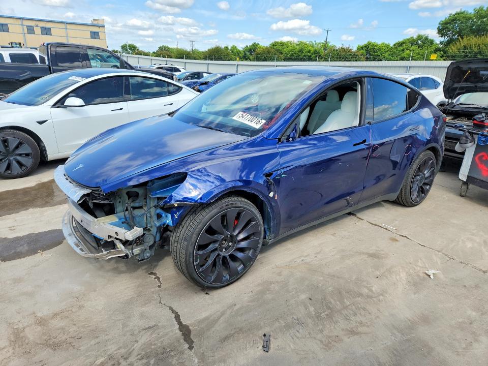 54170016 :رقم المزاد ، 5YJYGDEF5MF270111 vin ، 2021 Tesla Model Y مزاد بيع