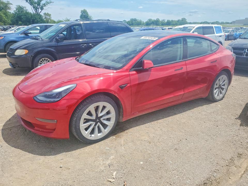 Продажа на аукционе авто 2022 Tesla Model 3, vin: 5YJ3E1EB0NF185576, номер лота: 58240426