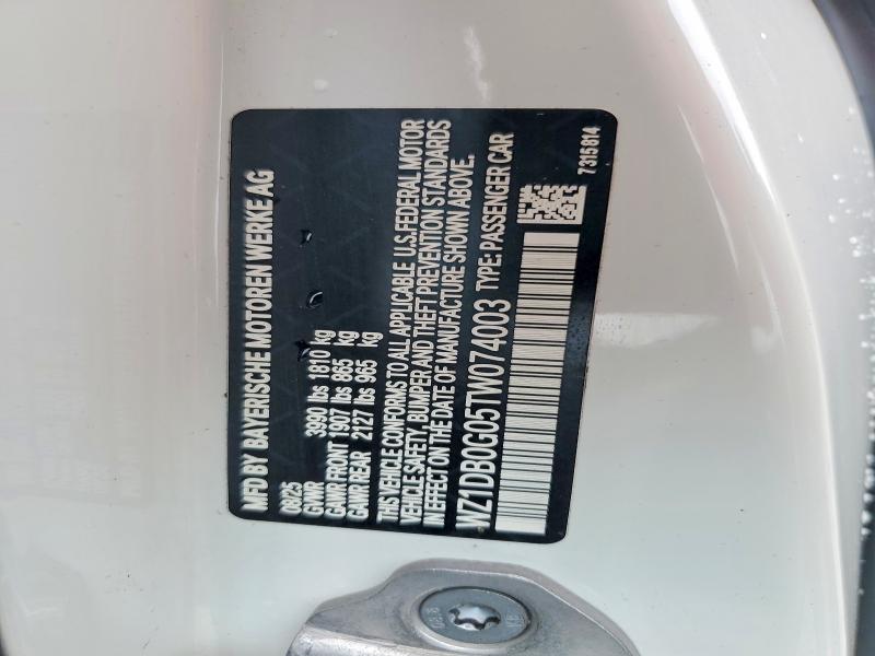 Aukcja sprzedaży 2026 Toyota Gr Supra, vin: WZ1DB0G05TW074003, numer aukcji: 59189566