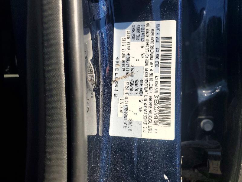 Aukcja sprzedaży 2016 Mazda Cx-3, vin: JM1DKFB77G0129145, numer aukcji: 55327736
