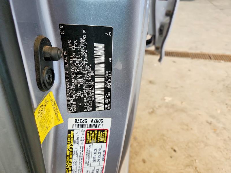 2012 Toyota Sienna მანქანა იყიდება აუქციონზე, vin: 5TDJK3DCXCS046697, აუქციონის ნომერი: 59081886