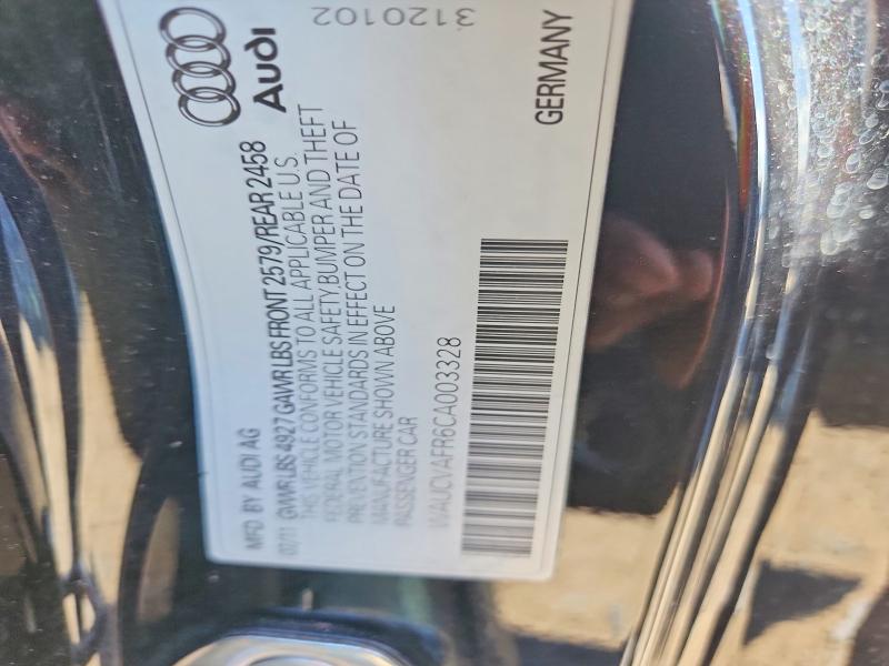 Продажа на аукционе авто 2012 Audi S5, vin: WAUCVAFR6CA003328, номер лота: 57232086