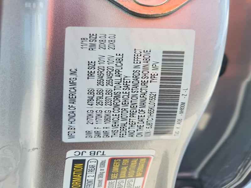 Aukcja sprzedaży 2019 Acura Rdx, vin: 5J8TC1H65KL015521, numer aukcji: 56138456