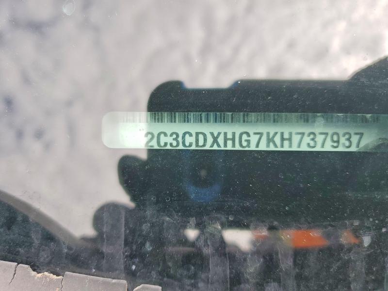 55876196 :رقم المزاد ، 2C3CDXHG7KH737937 vin ، 2019 Dodge Charger مزاد بيع