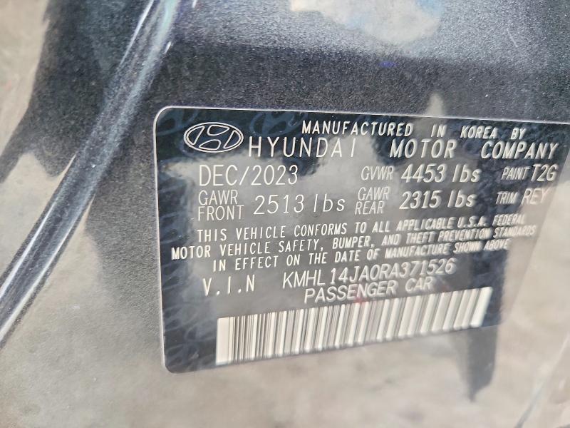 Продаж на аукціоні авто 2024 Hyundai Sonata, vin: KMHL14JA0RA371526, номер лоту: 58416246