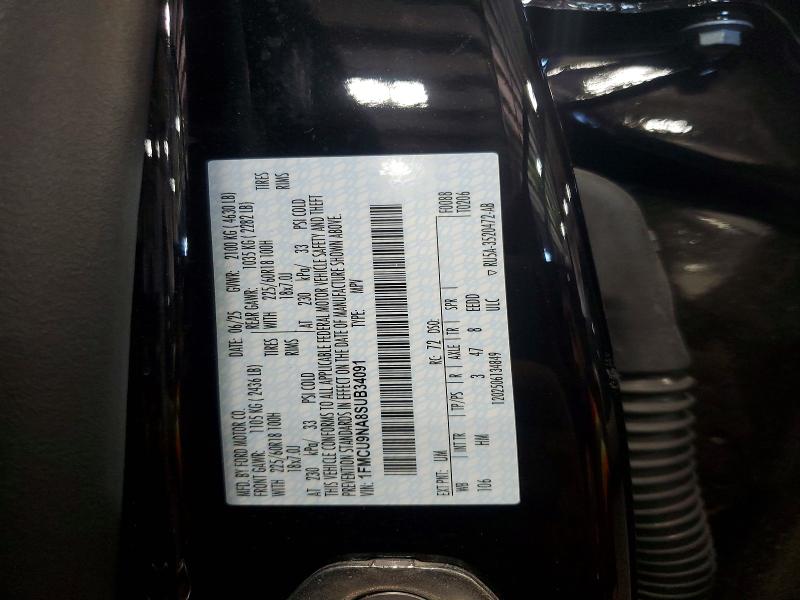Aukcja sprzedaży 2025 Ford Escape, vin: 1FMCU9NA8SUB34091, numer aukcji: 55802556