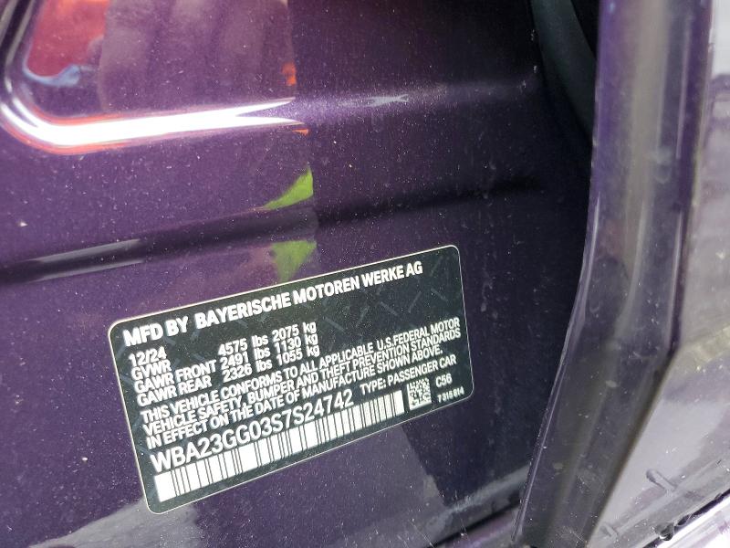 Продаж на аукціоні авто 2025 Bmw 228xi, vin: WBA23GG03S7S24742, номер лоту: 56302766