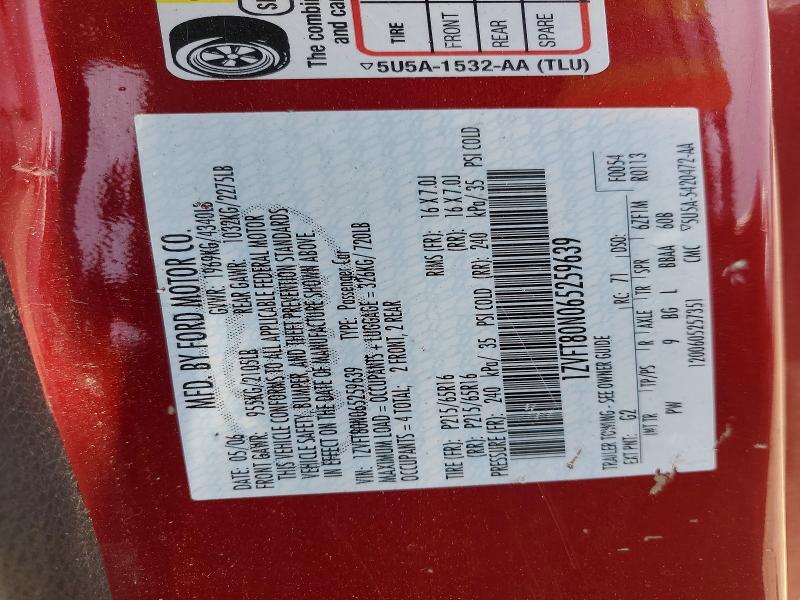 2006 Ford Mustang მანქანა იყიდება აუქციონზე, vin: 1ZVFT80N065259639, აუქციონის ნომერი: 56105066