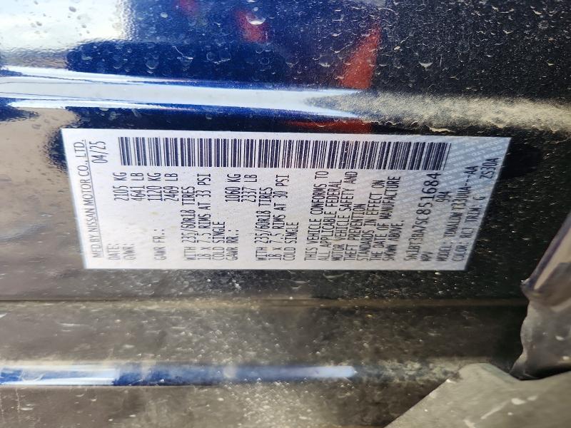 Продаж на аукціоні авто 2025 Nissan Rogue, vin: 5N1BT3BA7SC851684, номер лоту: 56507046