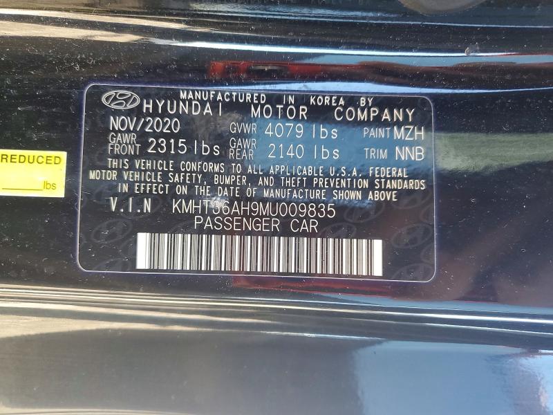 Продажа на аукционе авто 2021 Hyundai Veloster N, vin: KMHT36AH9MU009835, номер лота: 58378096