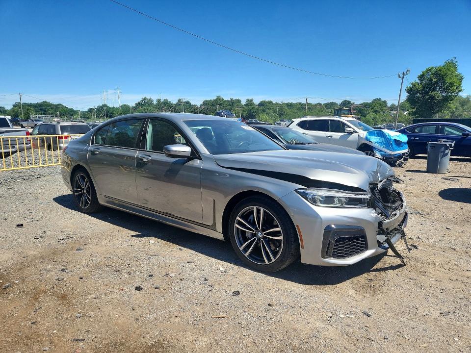2021 Bmw 740 მანქანა იყიდება აუქციონზე, vin: WBA7T4C04MCE60839, აუქციონის ნომერი: 57233386