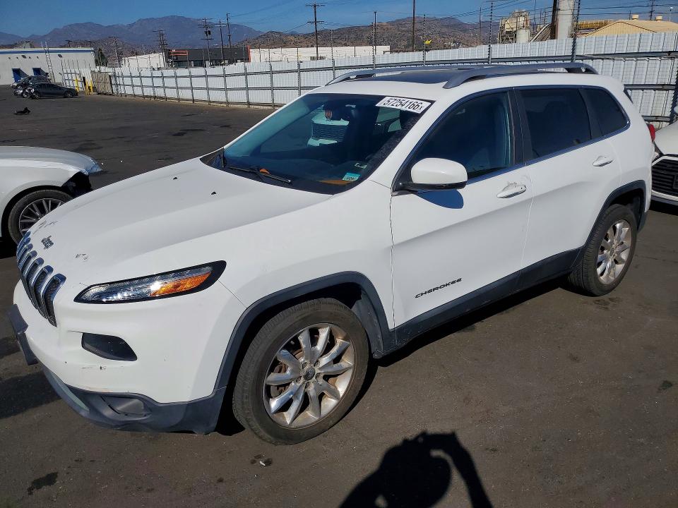 57254166 :رقم المزاد ، 1C4PJLDS2FW525432 vin ، 2015 Jeep Cherokee مزاد بيع