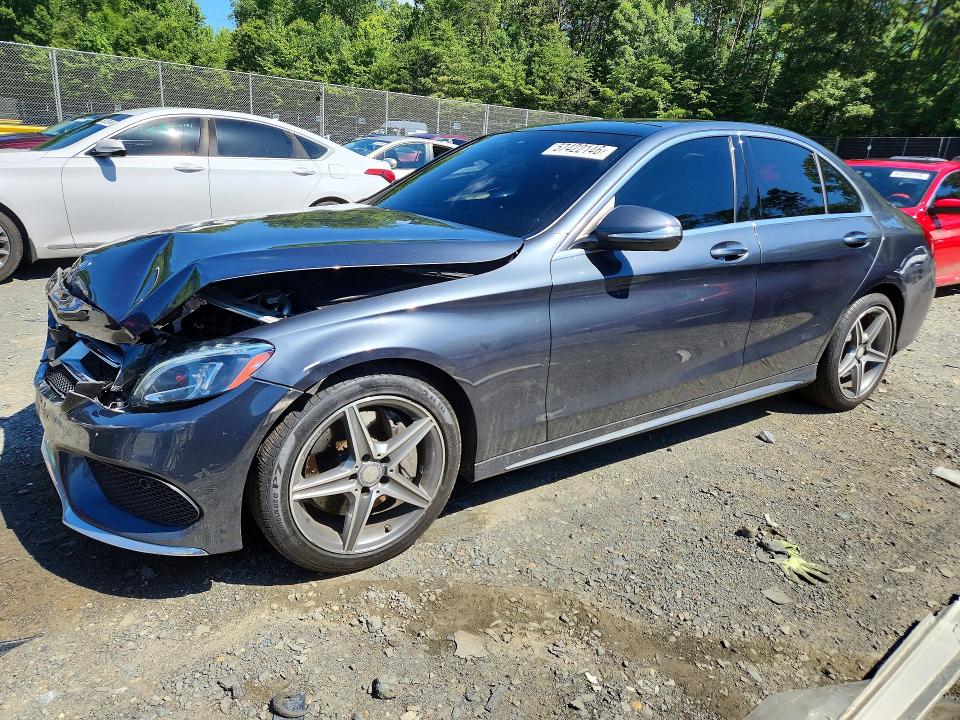 57422146 :رقم المزاد ، 55SWF6GB9FU027774 vin ، 2015 Mercedes-benz C مزاد بيع